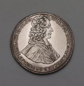 Stříbrný Tolar 1716 - Wolfgang von Schrattenbach - Olomouc!