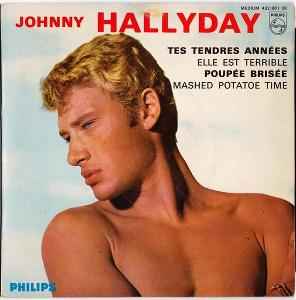 JOHNNY HALLYDAY-TES TENDRES ANNÉES 1963. ROCK N ROLL 