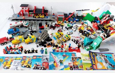 LEGO XXL Velký Mix VINTAGE 80 90 CITY Sbírka Sety FIGURKY Návody KG