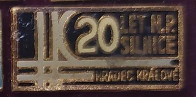 P167 Odznak doprava - Silnice Hradec Králové 20let  -  1ks
