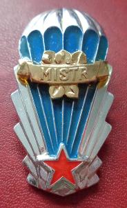 Československý výsadkový odznak "MISTR"  medaile řád padák