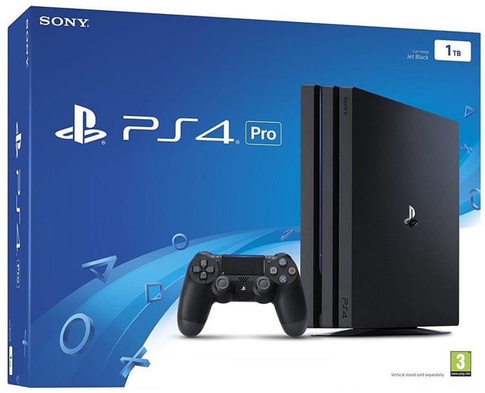 PlayStation 4 Pro, 1 TB + 8 her - Počítače a hry