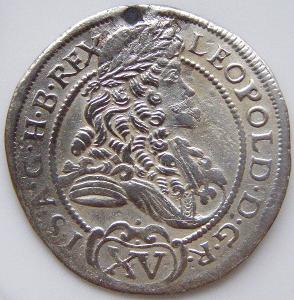 Leopold I.XV krejcar 1696 r.NB-PO