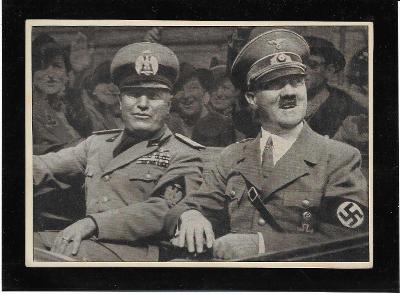 Propaganda - Hitler a jeho spolubojovnik Mussolini ca 1941