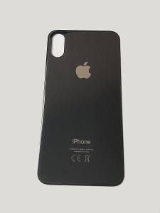 iPhone XS zadní sklo Černá zvětšený otvor na kameru (EU)