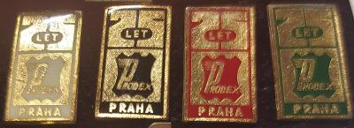 P168 Odznak družstva - PRODEX Praha 25let  -  4ks