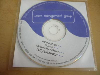 CD CHAOS MANAGEMENT GROUP (Noinoinoi, Myslovitz, Pustki...) PROMO
