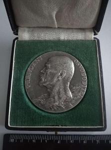 ČSSR Stříbrná pamětní medaile, smrt T. Masaryka, 50 mm