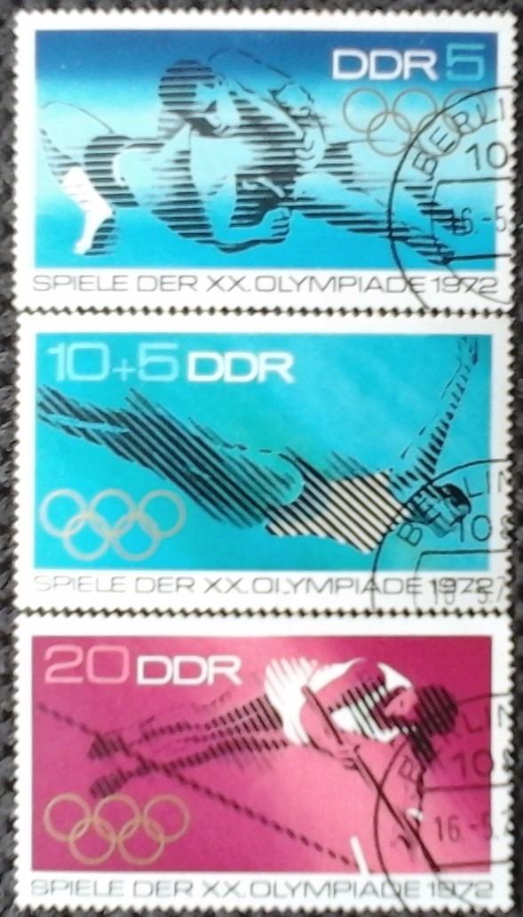 DDR - Olympiáda 1972 - Známky Německo