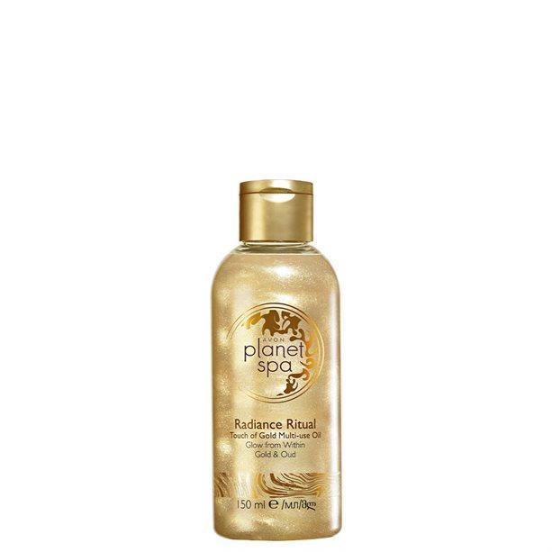 Rozjasňující olej na tělo a vlasy se zlatými částečkami - Kosmetika a parfémy