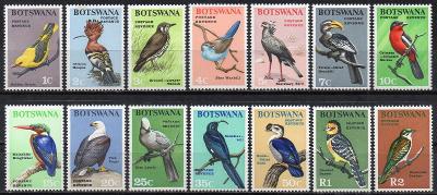 Botswana-Ptáci 1967**  Mi.19-32 / 70 €