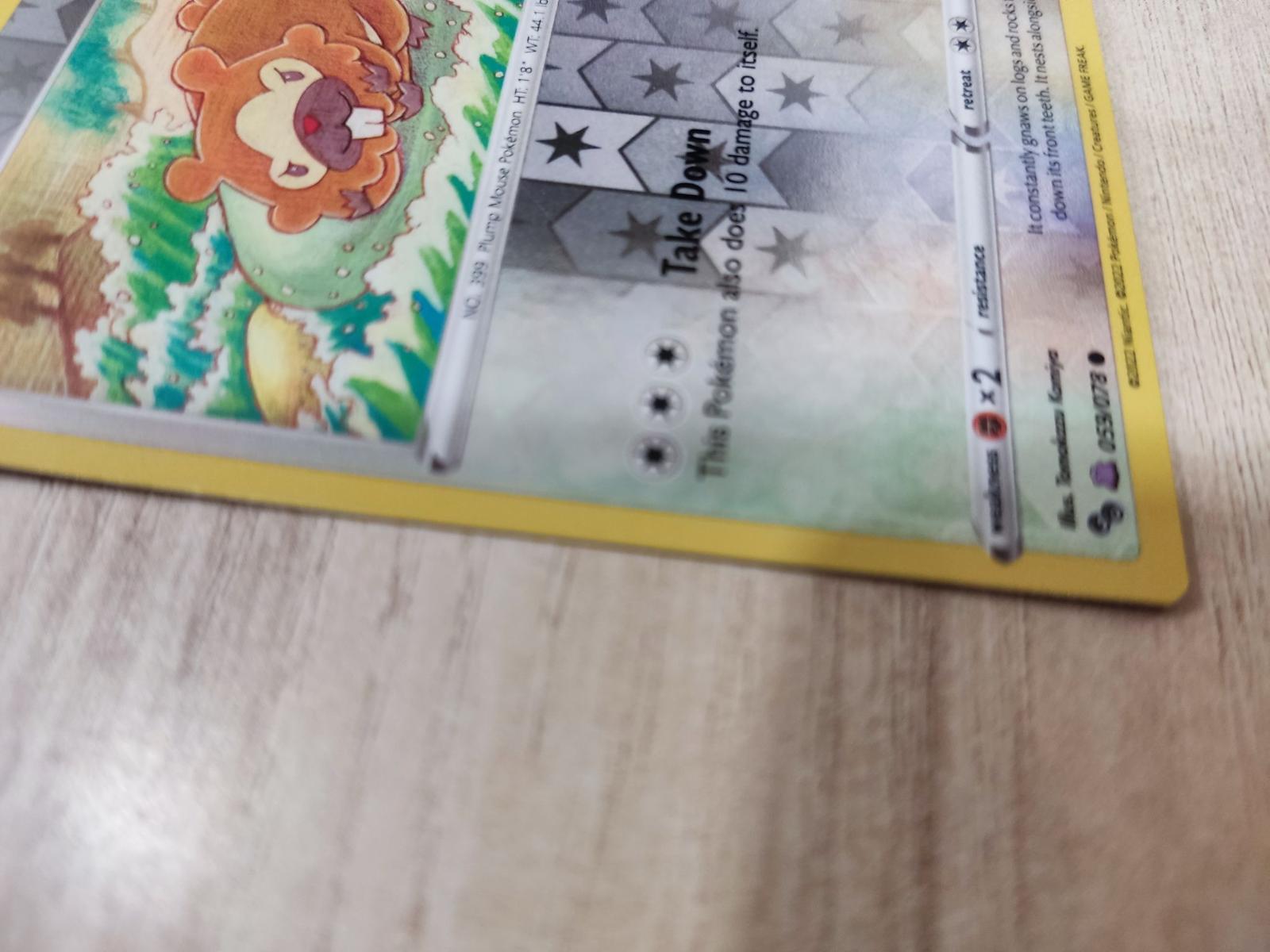 Ditto (Bidoof) - 059/078 - Common Reverse Holo Unpeeled