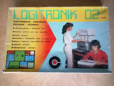 Elektronická stavebnice číslicové techniky LOGITRONIK 02 - RETRO