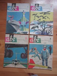 ČASOPISY ABC-1963 Č-1,2,3,4