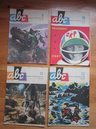 ČASOPISY ABC-1963/4 Č-9,10,11,12 - Knihy a časopisy