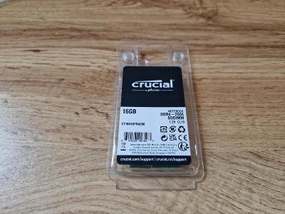 Nová Crucial 16GB DDR4 2666 CL19 SO-DIMM