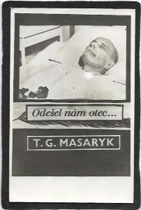 T. G. Masaryk, odešel nám otec, Foto ca 1937
