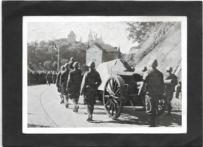 T. G. Masaryk, Praha, pohřeb, foto 1937, smuteční známky a razítka