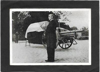 T. G. Masaryk, Praha , pohřeb, foto 1937, smuteční známka a razítko