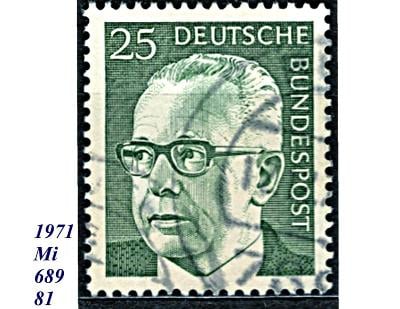 BRD 1970, prezident Gustav Heinemann