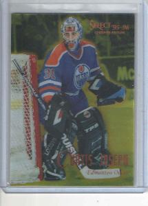 1995-96 SELECT CERTIFIED MIRROR GOLD #84 CURTIS JOSEPH