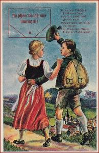 Mariazell * leporelo, netradiční pohlednice * Rakousko * Z2523