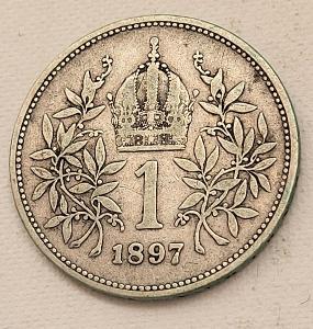 1 koruna 1897 bz R