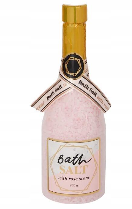 dárková koupelová sůl v láhvi šampaňského 850g - Kosmetika a parfémy