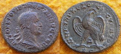 TREBONIANUS GALLUS, ( 251-253 ), SYRIA, SELEUCIS A PIERIA, AE 26