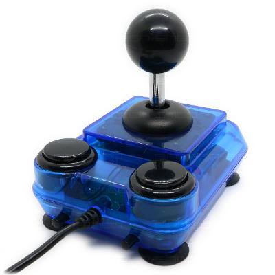 ArcadeR 9 pin Joystick pro ATARI, COMMODORE, SPECTRUM atd. průhl.modrá