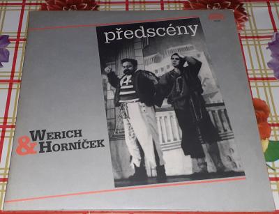 LP -Werich & Horníček - Předscény (2LP) (Supraphon 1990) Luxusní stav!