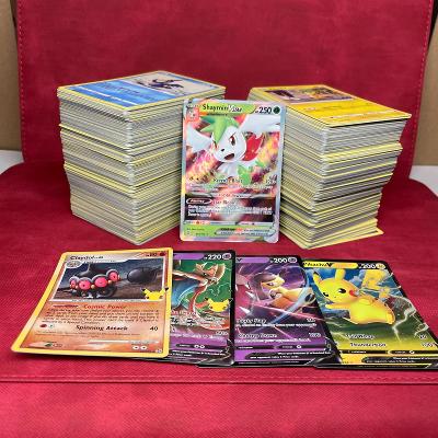 Pokémon karty - Bulk 500 ks + Vzácné karty