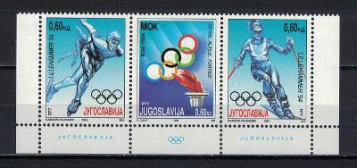 Jugoslávie 1994 "Winter Olympic Games 1994 - Lillehammer" 2654-2656