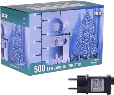 LED světla na vánoční stromeček ANSIO/ 500 LED/ funkce,časovač |018|