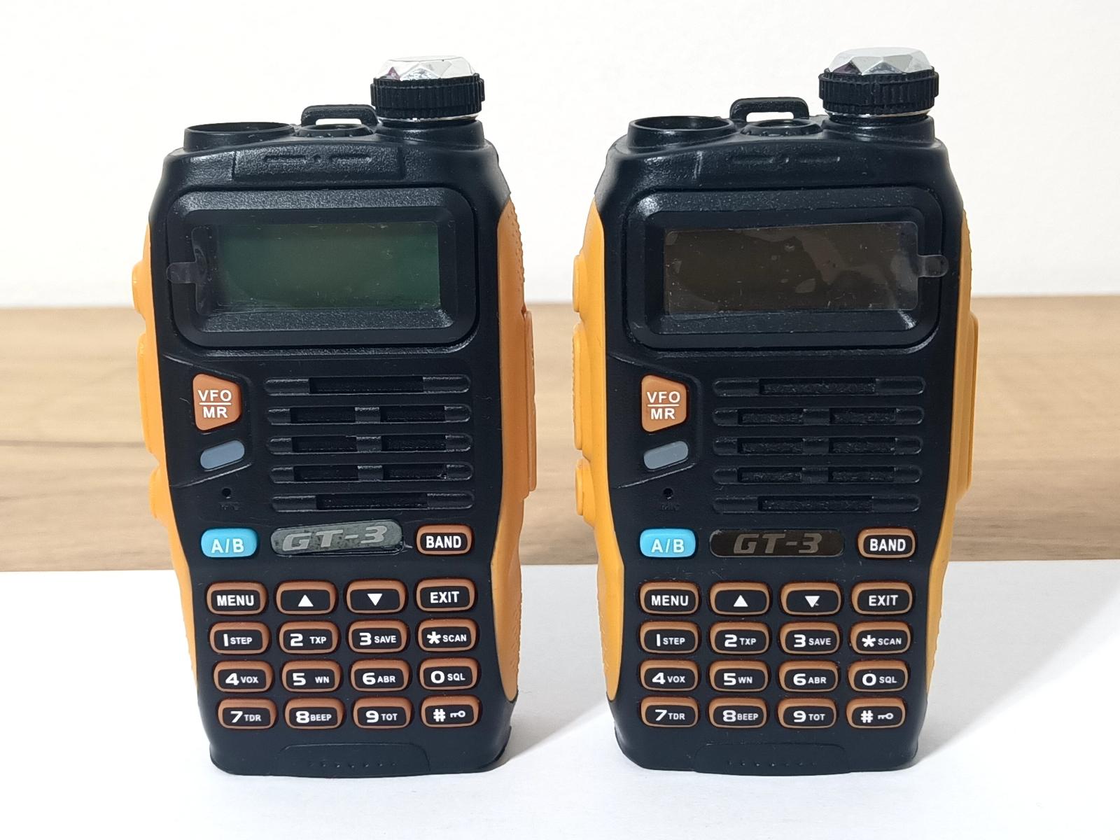 Vysílačka Baofeng Gt-3tp,8W dvoucestné mobilní dvoupásmové rádio 2kusy - undefined