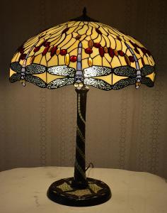 Tiffany lampa s vážkami - Velká - 81 cm