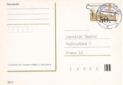 vlaková pošta-autopošta Zvolen-Lučenec 1101 ***AUTP