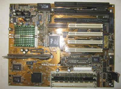!!! Základní deska Asus P/I-P55T2P4, CPU Pentium MMX 166MHz + RAM !!!