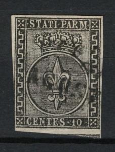 STAROITALSKÉ STÁTY - PARMA - 1852 - Mi. 2 - ražená