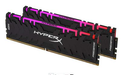 HyperX Predator RGB 16GB (2x8GB) DDR4 3000 CL15 (doživotní záruka CZC)