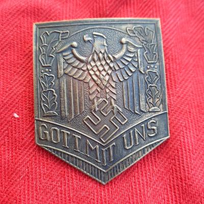 Německý - Zajímavý odznak, vyznamenání Got - Mit - Uns , Sympatizant??