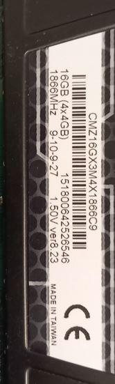 4x4GB Kit DDR3 Corsair Vengeance - Počítače a hry