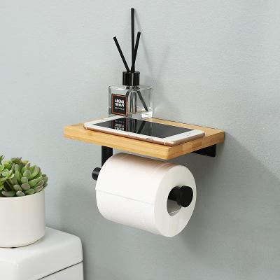 Držák na toaletní papír s odkládací poličkou/ TOP/ Od1kč |017|