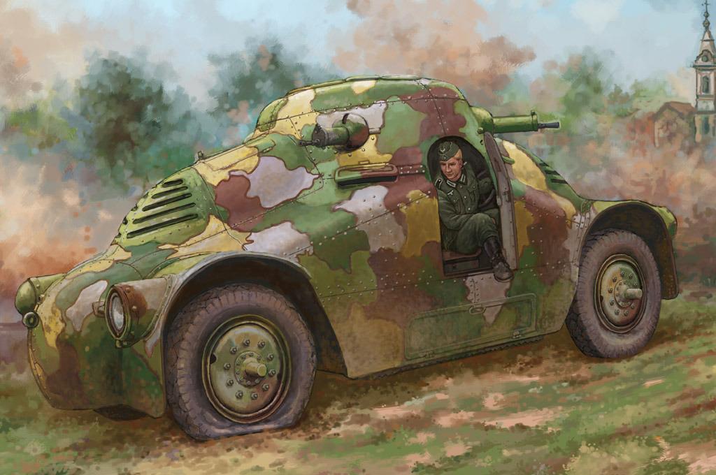 Skoda PA-2 Turtle (Škoda Korytnačka OA vz. 23) - Hobby Boss 83888 1:35 - Modely vojenských vozidiel