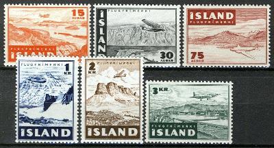 Island 1947 ** letecké komplet mi. 241-246