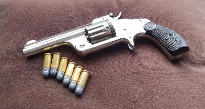 Historický revolver American arms cal.38CF SA 1883 Nádherný pův. stav
