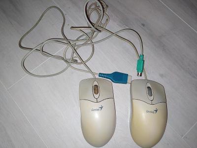 Kuličková myš Genius NetScroll+ 2 kusy - PS/2 a serial