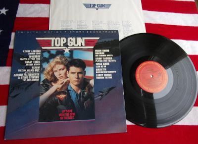 🎦LP: TOP GUN - Original Motion Picture Sountrack, Orig. 1vyd USA 1986