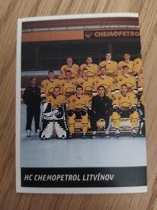 Tým #85 HC Chemopetrol Litvínov Samolepky DS Český hokej 1998