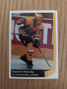 Vladimír Petrovka #98 HC Chemopetrol Litvínov DS Český hokej 1998